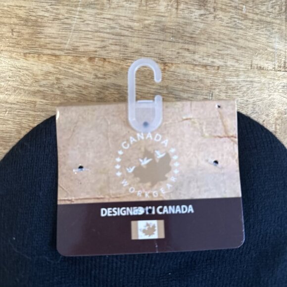 Canada Work Gear Beanie Knit Stocking Cap Hats 2 Pack Green Black NWT Winter - Picture 5 of 6